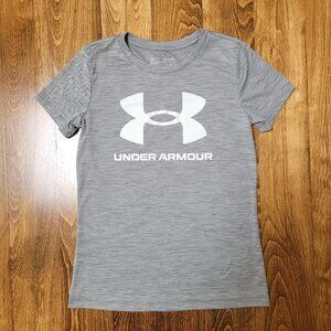Under Armour HeatGear Workout T-Shirt (XS) - Grey
